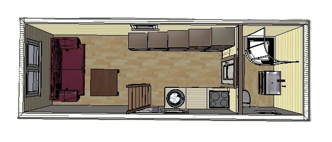 TD Living 73 Mobile einzugsfertig und möbliert – Bild 8